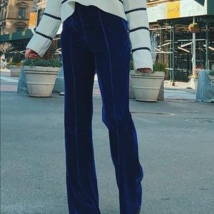 Lulus velvet flare pants